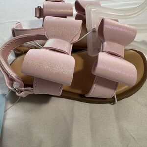 Pink Bow Sandals for Kids